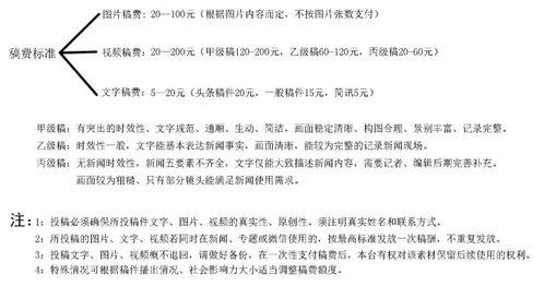 新闻爆料有稿费吗,揭秘新闻爆料背后的经济利益
